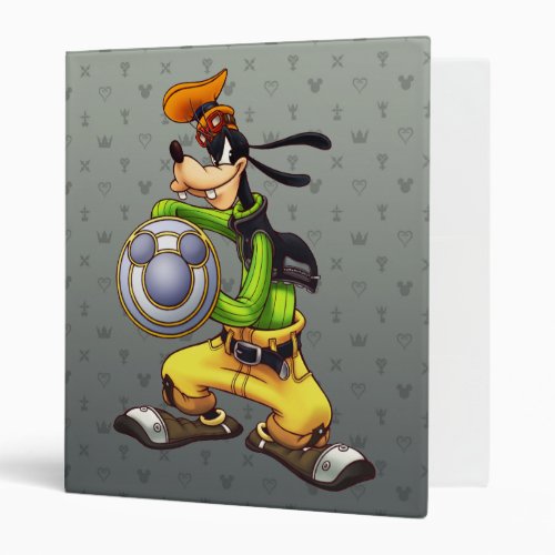 Kingdom Hearts  Royal Knight Captain Goofy 3 Ring Binder
