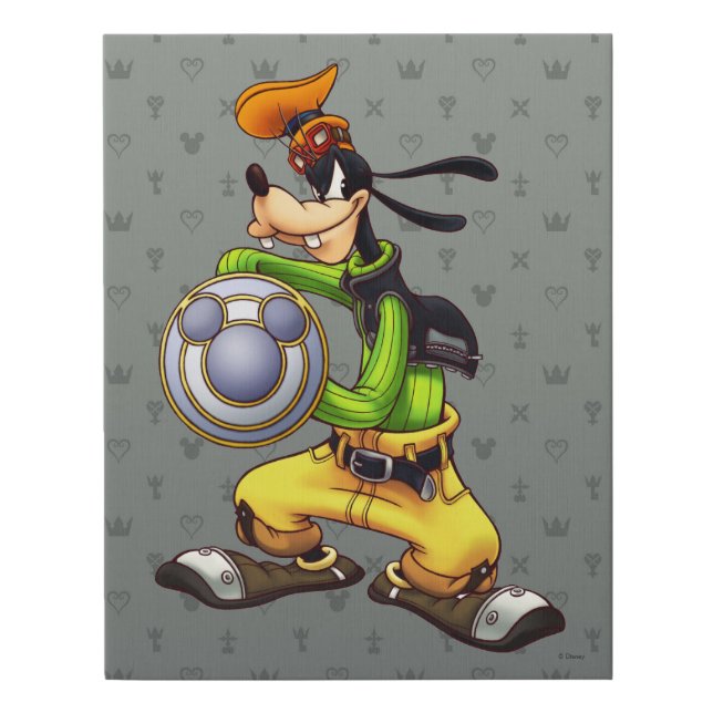 Kingdom Hearts | Royal Knight Captain Goofy Faux Canvas Print (Front)