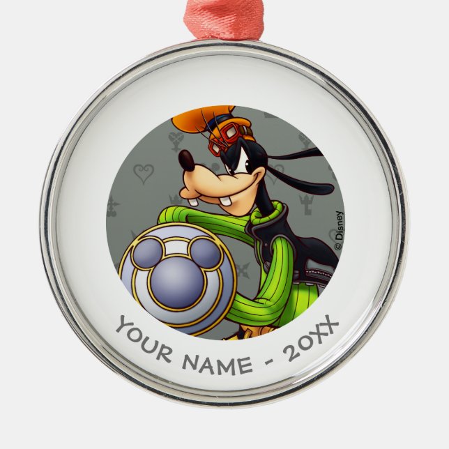 Kingdom Hearts | Royal Knight Captain Goofy Metal Ornament (Front)