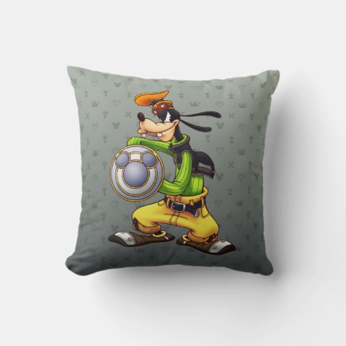 Kingdom Hearts  Royal Knight Captain Goofy Throw Pillow
