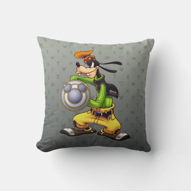 Kingdom Hearts | Royal Knight Captain Goofy Throw Pillow (Front)