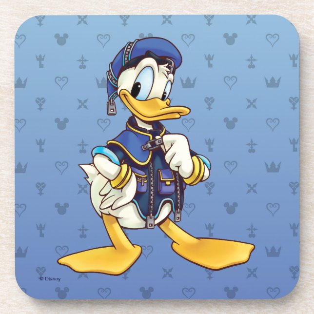 Kingdom Hearts | Royal Magician Donald Duck Beverage Coaster (Front)