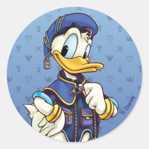 Kingdom Hearts Royal Magician Donald Duck Classic Round Sticker