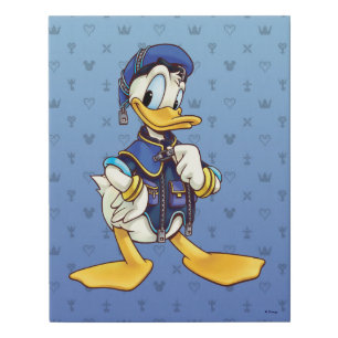 Kingdom Hearts   Royal Magician Donald Duck Faux Canvas Print