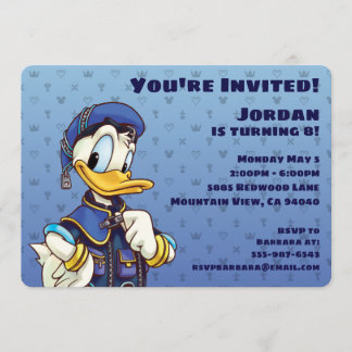 Kingdom Hearts | Royal Magician Donald Duck Invitation