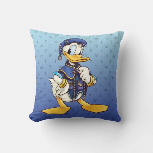 Kingdom Hearts | Royal Magician Donald Duck Throw Pillow (Front)