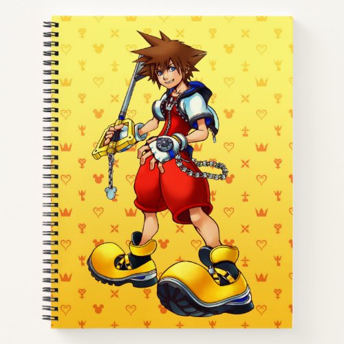 Kingdom Hearts  Sora Character Illustration Notebook