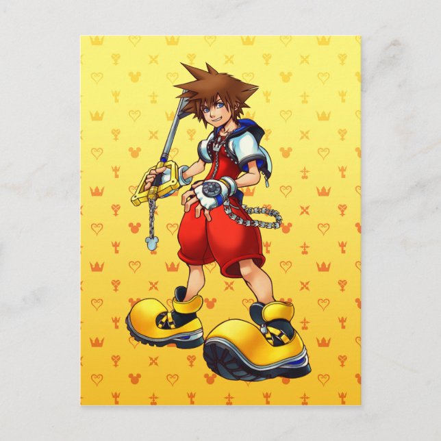 Kingdom Hearts | Sora Character Illustration Postcard (Front)