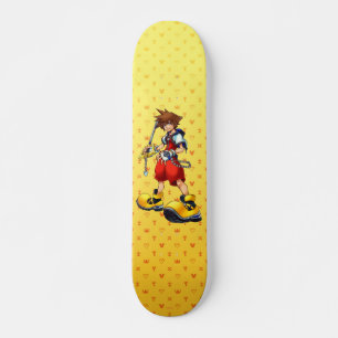 Kingdom Hearts Sora Character Illustration Skateboard