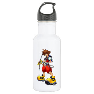 Kingdom Hearts Sora Character Illustration Stainless Steel Water Bottle