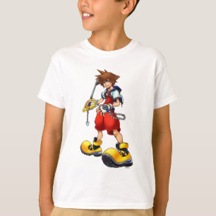Kingdom Hearts   Sora Character Illustration T-Shirt
