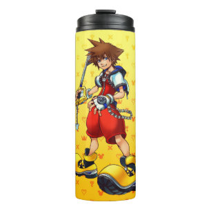 Kingdom Hearts Sora Character Illustration Thermal Tumbler