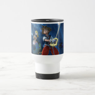 Kingdom Hearts   Sora, Goofy, & Donald Film Still Travel Mug