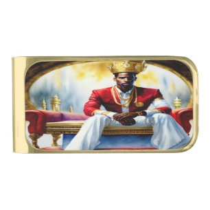 Kingdom Man Black Christian Art Money Clip