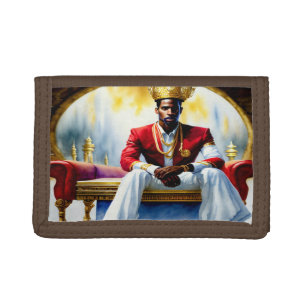 Kingdom Man Black Christian Art Wallet
