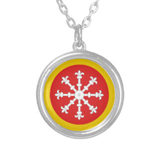 Kingdom of AEthelmearc Populace Badge Silver Plated Necklace