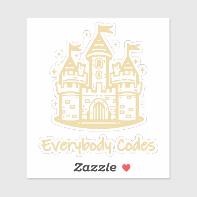 Kingdom of Algorithmia Custom-Cut Vinyl Sticker (Sheet)