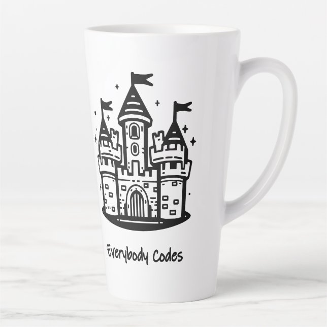 Kingdom of Algorithmia Latte Mug (Right)