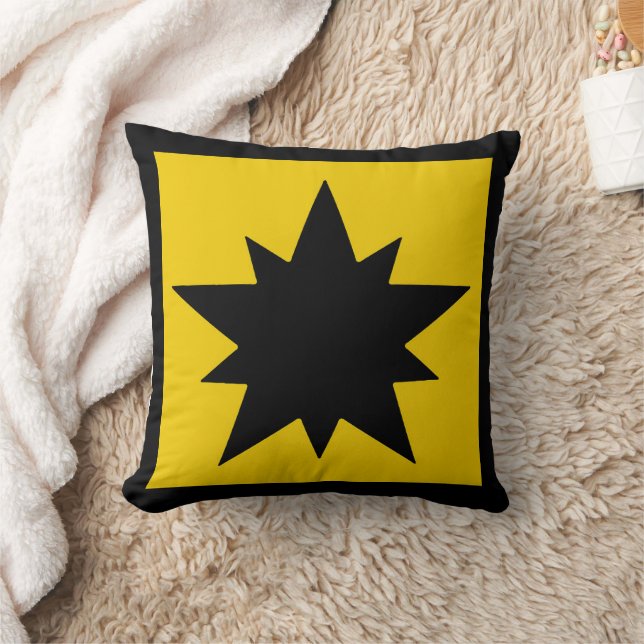 Kingdom of Ansteorra Populace Badge Throw Pillow (Blanket)