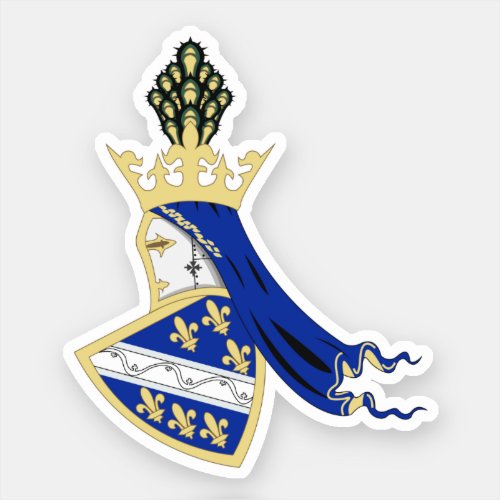 Kingdom of Bosnia coat of arms Sticker