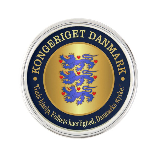 Kingdom of Denmark Lapel Pin (Front)
