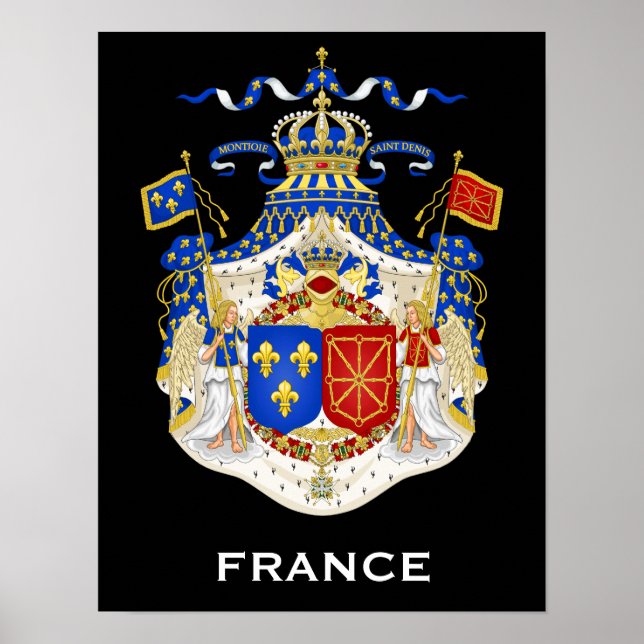 Kingdom of France Coat of Arms Poster (Front)