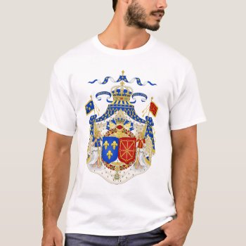 Kingdom Of France T-shirt by GrooveMaster at Zazzle