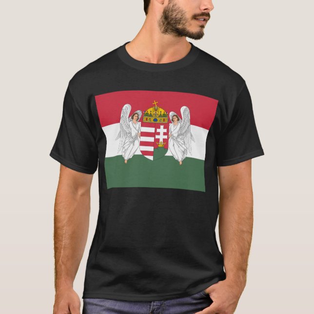 Kingdom of Hungary Flag T-Shirt (Front)