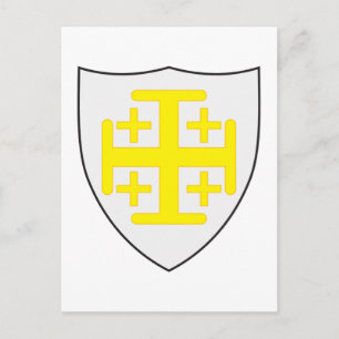 Kingdom of Jerusalem Coat of Arms Postcard