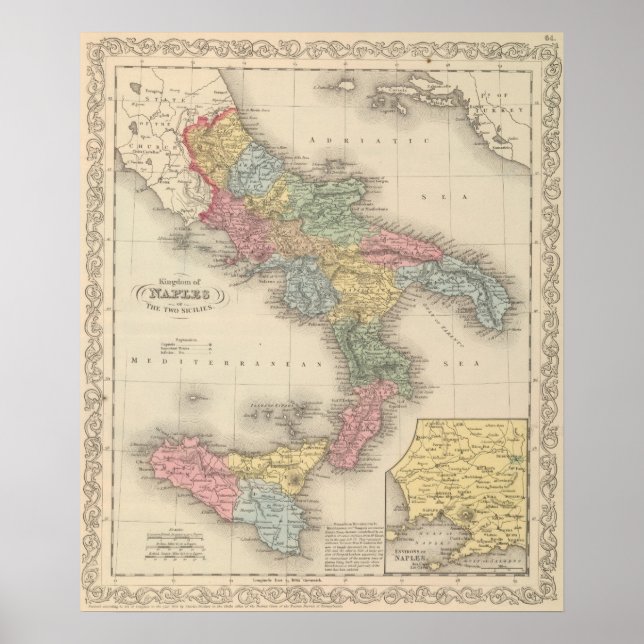 Kingdom of Naples or the Two Sicilies Poster (Front)