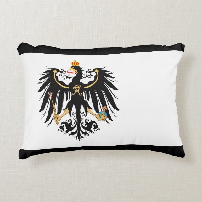 Kingdom of Prussia national flag Accent Pillow (Front)