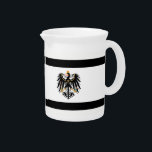 Kingdom of Prussia national flag Beverage Pitcher<br><div class="desc">Kingdom of Prussia national flag</div>