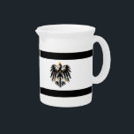 Kingdom of Prussia national flag Beverage Pitcher<br><div class="desc">Kingdom of Prussia national flag</div>