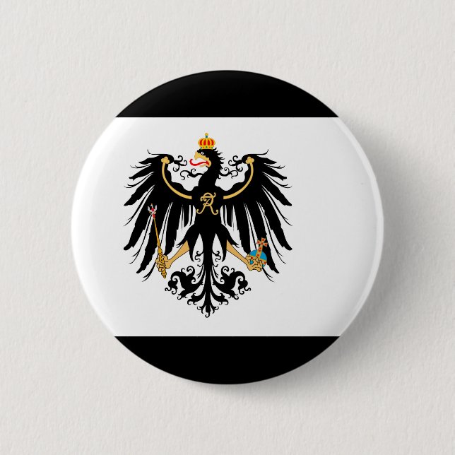 Kingdom of Prussia national flag Button (Front)