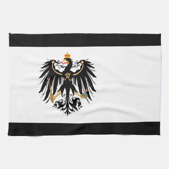 Kingdom of Prussia national flag Towel (Horizontal)
