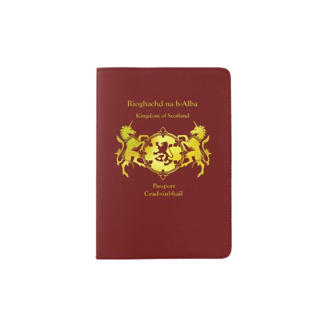 Kingdom Of Scotland Passport Holder (Front)