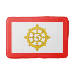 Kingdom of Sikkim Flag Bath Mat