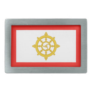 Kingdom of Sikkim Flag Belt Buckle