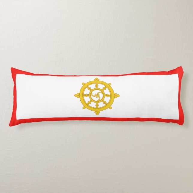 Kingdom of Sikkim Flag Body Pillow (Front)