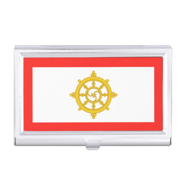 Kingdom of Sikkim Flag Business Card Case (Front)