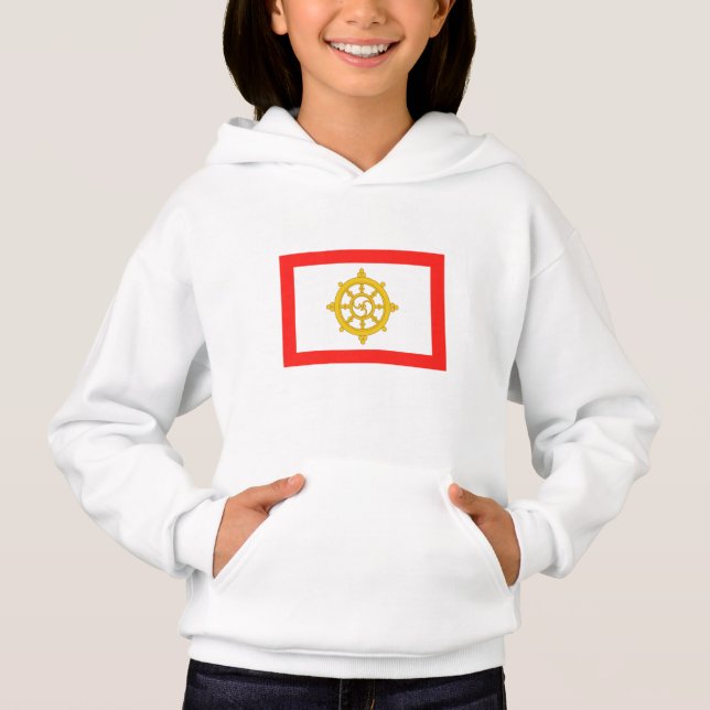 Kingdom of Sikkim Flag Hoodie (Front)