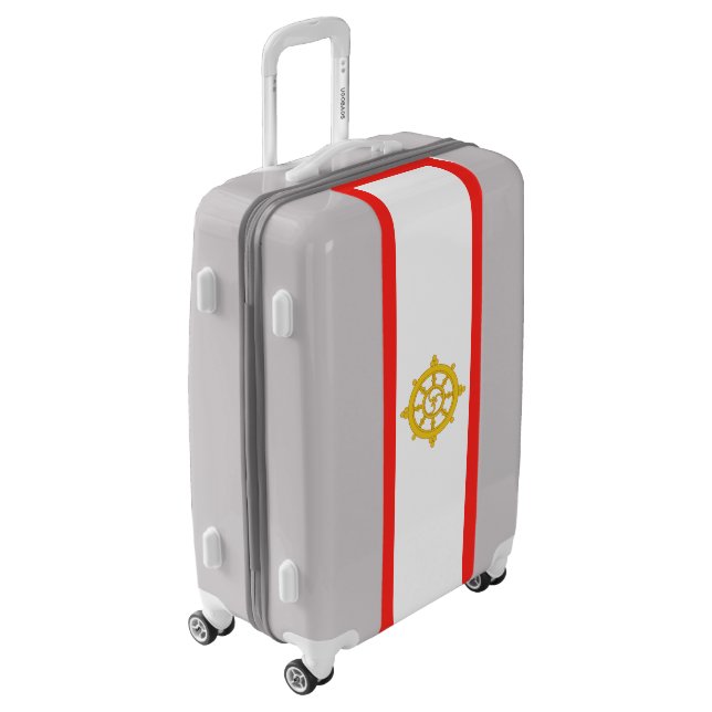 Kingdom of Sikkim Flag Luggage (Rotated Left)