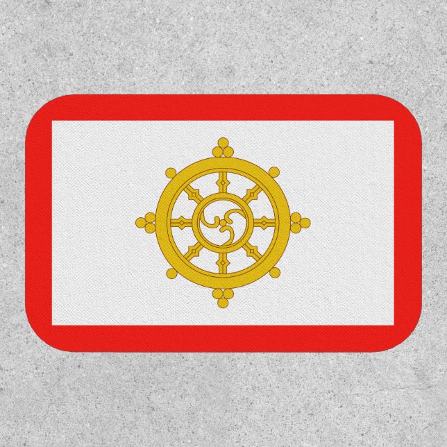 Kingdom of Sikkim Flag Patch (Front)