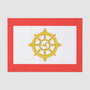 Kingdom of Sikkim Flag Tissue Paper