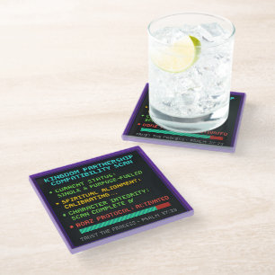 Kingdom Partnership Compatibility Scan Coaster