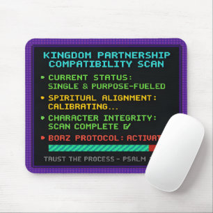 Kingdom Partnership Compatibility Scan Mouse Pad