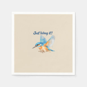 Kingfisher Apron – Just Wing It! Kitchen Apron Napkins