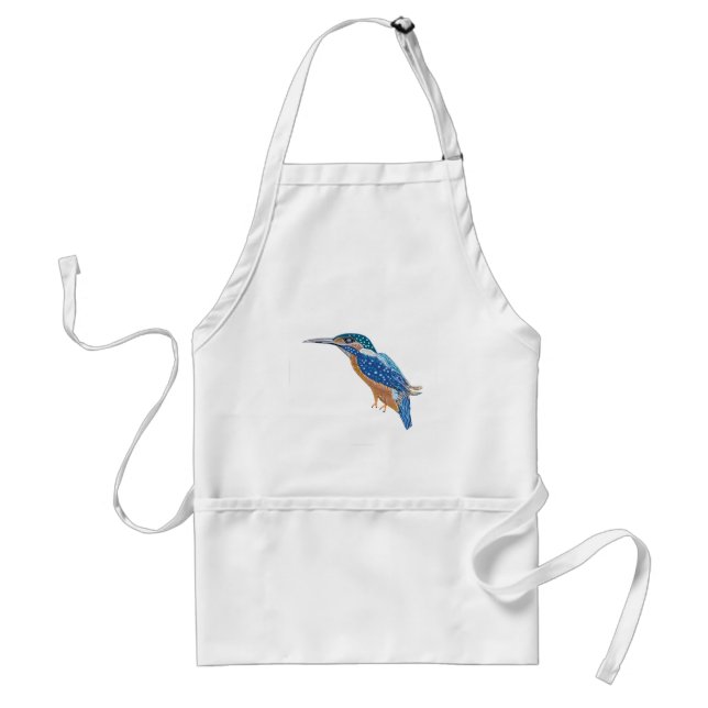 KingFisher Bird Adult Apron (Front)