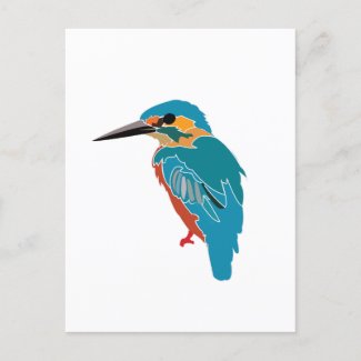 Kingfisher Bird Art