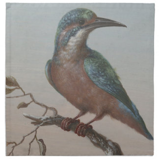 Kingfisher Bird Fabric Napkins